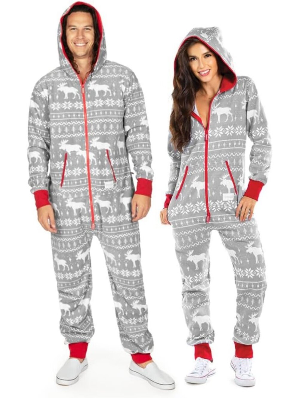 Tipsy Elves Christmas Onesies for Adults - Comfy Unisex Matching Holiday